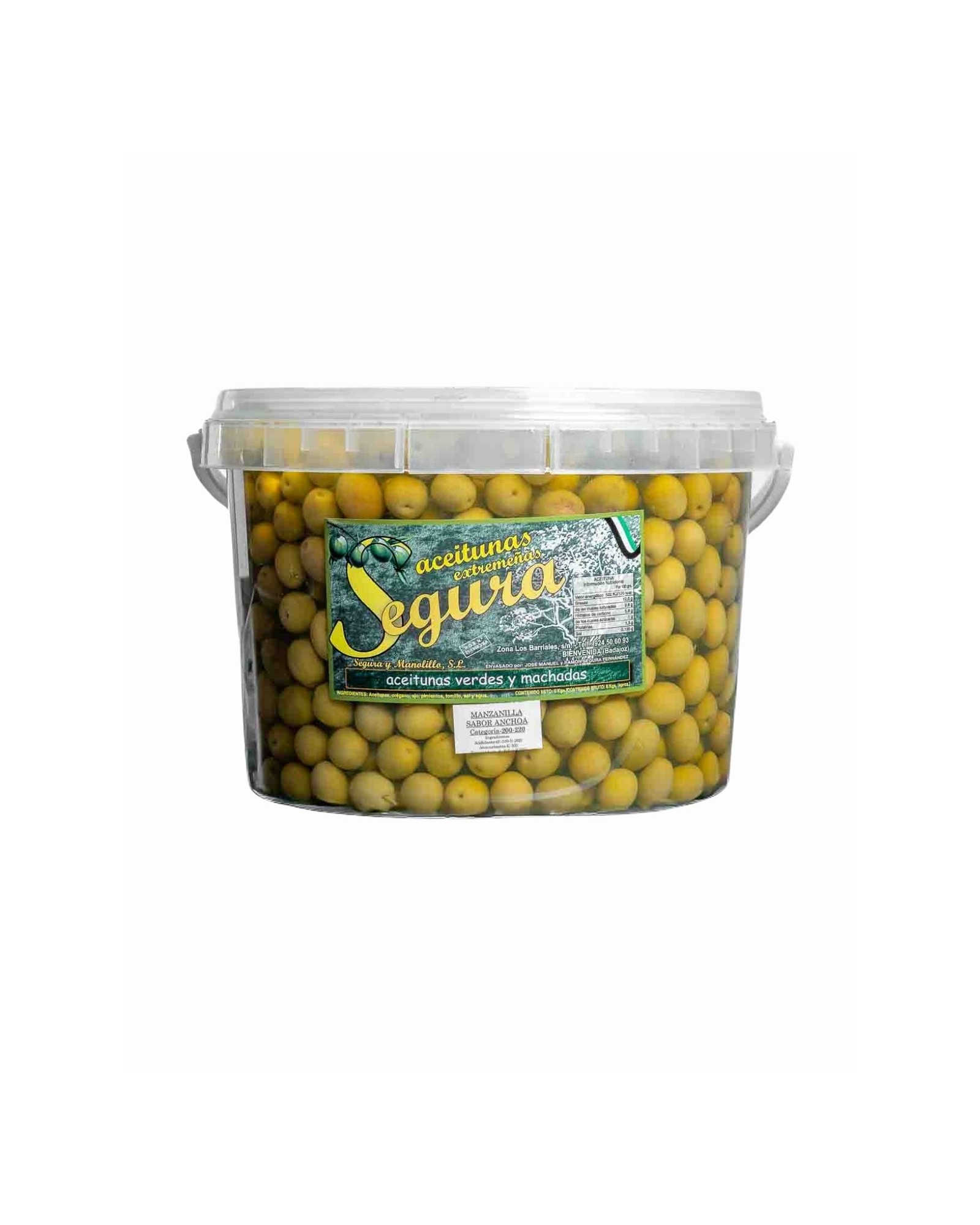 CUBO ACEITUNAS MANZANILLA